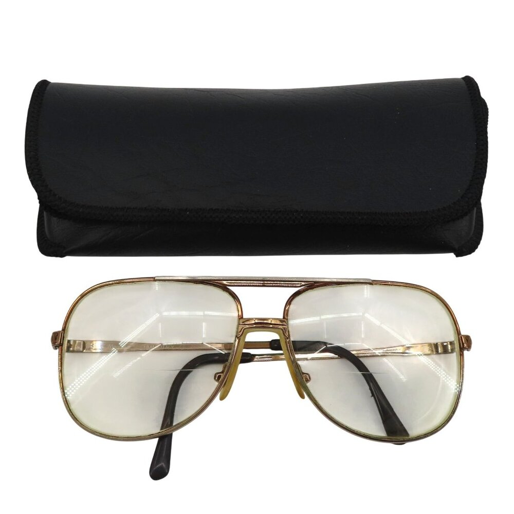 VTG Marcolin Marchon 900-F9 Gold Silver Metal Eyeglasses Glasses Frames Italy